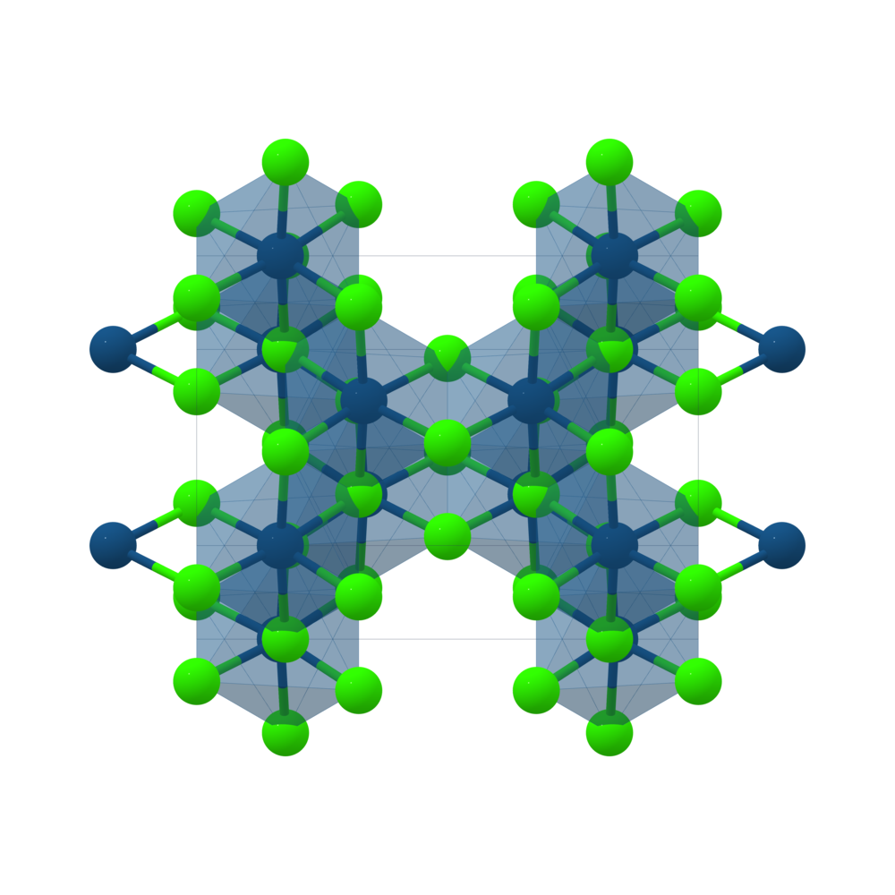 Cobalt Chloride Anhydrous Structure